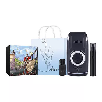 BRAUN Электробритва M30 Black - Romantic Knight Grooming Box