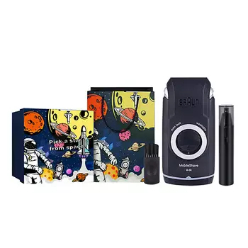 BRAUN Электробритва M30 Black-Space Shaving Box