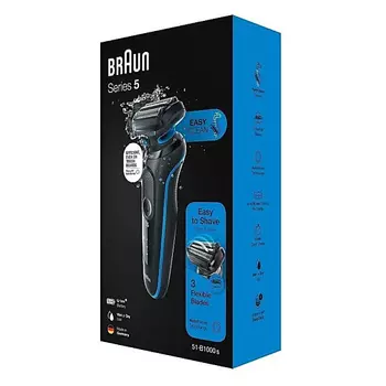 BRAUN Электробритва Rasierer - Series 5 51-B1000s Wet&Dry Blue