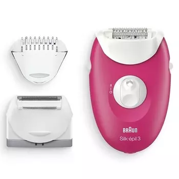 BRAUN Эпилятор Silk-epil 3 SE3276, 2 скорости работы