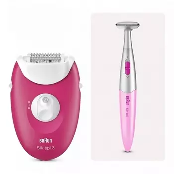 BRAUN Эпилятор Silk-epil SE3420 + стайлер для бикини