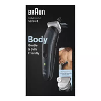 BRAUN Машинка для бритья BodyGroomer 3 BG3340 - AC/Battery - Black - Grey