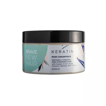 BRAVE.NEW.HAIR Маска для волос с кератином для придания гладкости Keratin