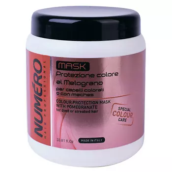 BRELIL PROFESSIONAL Маска для защиты цвета с экстрактом граната для окрашенных и мелированных волос Numero