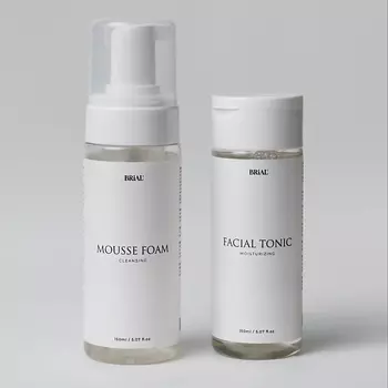 BRIAL’ BR&AL’ Набор, пенка для умывания и увлажняющий тоник для лица