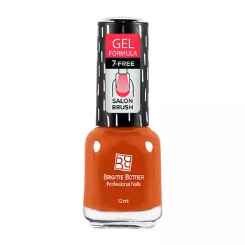 BRIGITTE BOTTIER Лак для ногтей GEL FORMULA тон 01 прозрачный