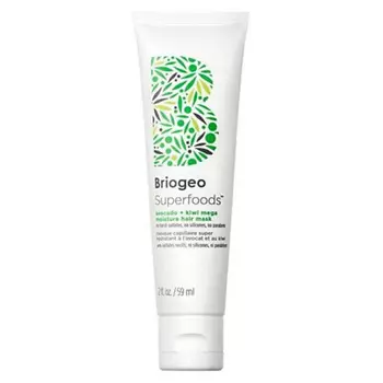 BRIOGEO Интенсивно увлажняющая маска для волос с авокадо и киви Superfoods Avocado and Kiwi