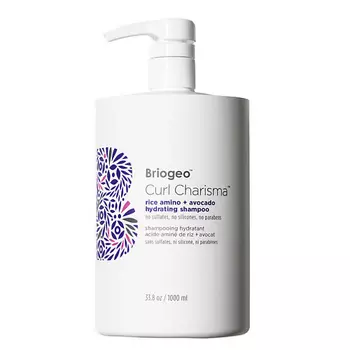 BRIOGEO Увлажняющий шампунь для вьющихся волос Curl Charisma Rice Amino and Avocado