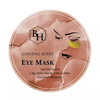 BRIT HAIR Гидрогелевые патчи для глаз с женьшенем и гиалуроновой кислотой от отеков и темных кругов 60.0