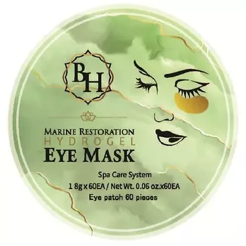 BRIT HAIR Гидрогелевые патчи для глаз с морскими водорослями и гиалуроновой кислотой 60.0