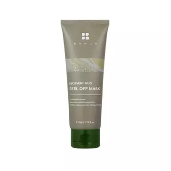 BRMUD Маска для лица грязевая очищающая восстанавливающая Recovery Mud Peel Off Mask