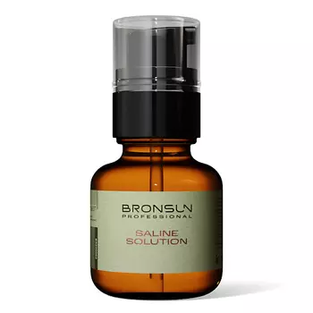 BRONSUN Раствор солевой для обезжиривания бровей и ресниц Saline Solution