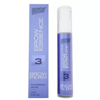BRONSUN Состав для долговременной укладки бровей № 3 Brow Essence Brow Perm