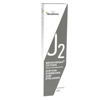 BROWXENNA Краска для бровей и ресниц профессиональная эффект татуажа Oxygen J2