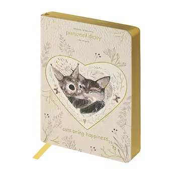 BRUNO VISCONTI Ежедневник А6+ "Котики приносят счастье"