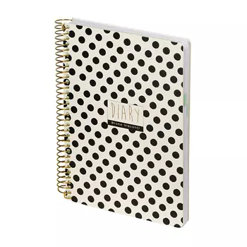 BRUNO VISCONTI Ежедневник CUTE DIARY "Black&White.Горошек"