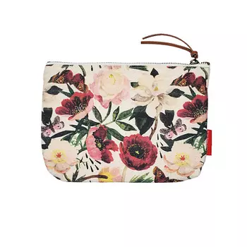 BRUNO VISCONTI Кошелек-косметичка на молнии "ПИОНЫ"