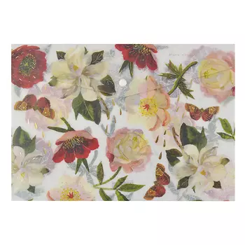 BRUNO VISCONTI Папка конверт на кнопке "ПИОНЫ" А4