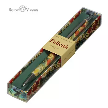 BRUNO VISCONTI Ручка "Felicita ВЕЧЕР В ГАГРАХ" шариковая металлическая синяя 0,7 мм