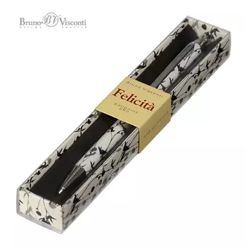 BRUNO VISCONTI Ручка "Felicita ВЕРЕСК" шариковая металлическая синяя 0,7 мм