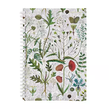 BRUNO VISCONTI Тетрадь А5 на силиконовом гребне"Луговые травы"