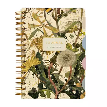BRUNO VISCONTI Записная книжка А5 с разделителями "Summer Greens"