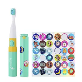 BRUSH-BABY Звуковая зубная щетка Go-Kidz Teal, от 3 лет