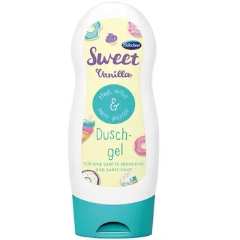 BÜBCHEN Гель для душа "Сладкая ваниль" для детей с 3-х лет и подростков Серия Кидс 3+