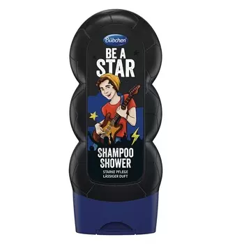 BÜBCHEN Шампунь и гель для душа «Будь звездой» для детей с 3-х лет и подростков Серия Кидс 3+