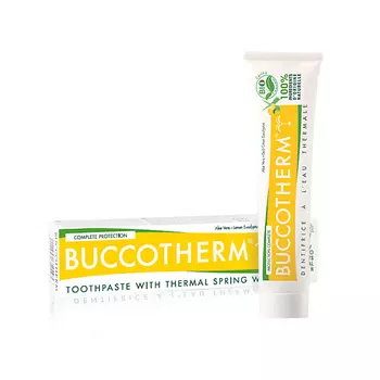 BUCCOTHERM Зубная паста Комплексная защита с термальной водой, вкус лимон