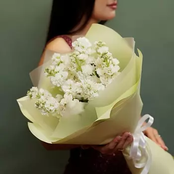 БУКЕТНАЯ ЛАВКА 11 белых маттиол