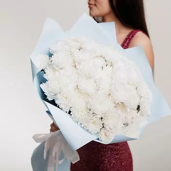 БУКЕТНАЯ ЛАВКА 15 кустовых хризантем