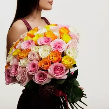 БУКЕТНАЯ ЛАВКА 51 Роза микс