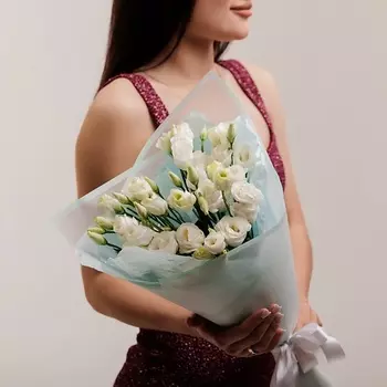 БУКЕТНАЯ ЛАВКА 5 Белых Эустом