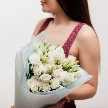 БУКЕТНАЯ ЛАВКА 7 Белых эустом