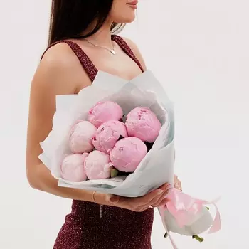 БУКЕТНАЯ ЛАВКА 7 пионов