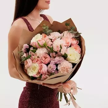 БУКЕТНАЯ ЛАВКА Букет персик