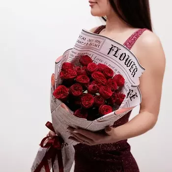 БУКЕТНАЯ ЛАВКА Розы кустовые пионовидные