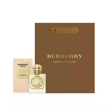 BURBERRY Набор: Миниатюра парфюмерной воды Goddess + Подарочный пакет