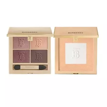 BURBERRY Набор: Палетка теней для век Eye Quad + Пудра Beyond Wear Setting and Refining Powder