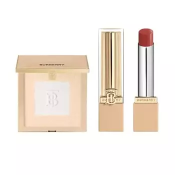 BURBERRY Набор: Пудра Beyond Wear Setting and Refining Powder + Помада Brit Shine Lipstick
