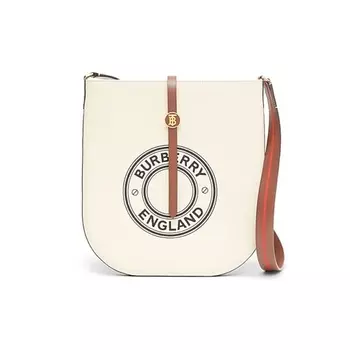 BURBERRY Сумка Canvas And Leather Anne Shoulder Bag