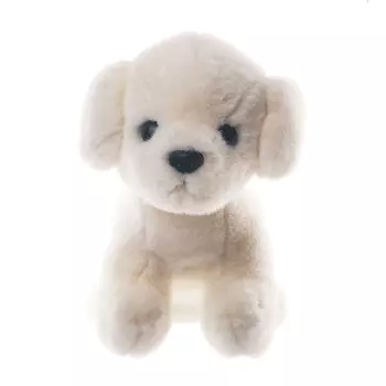 BUTTON BLUE Мягкая игрушка Щенок белый