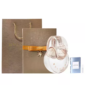 BVLGARI Набор Omnia Crystalline Eau de Parfum + пробник Man Glacial Essence