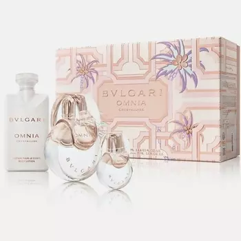 BVLGARI Набор Omnia Crystalline: Туалетная вода + Лосьон для тела 185.0