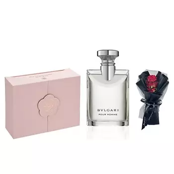 BVLGARI Набор: Туалетная вода Bvlgari Pour Homme + Бутоньерка