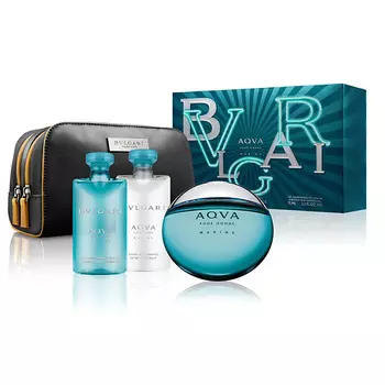 BVLGARI Подарочный набор Aqva Pour Homme Marine