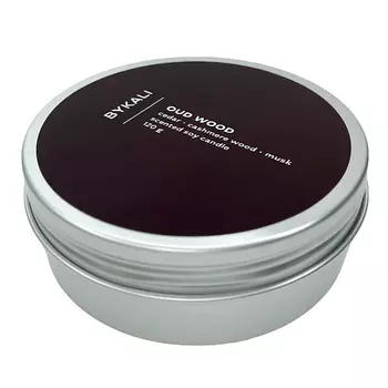 BYKALI Свеча ароматическая "Удовое дерево" в банке с крышкой 120.0