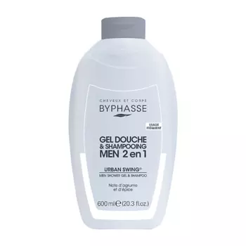 BYPHASSE Гель-шампунь 2 в 1 URBAN SWING для мужчин 600.0