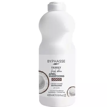 BYPHASSE Кондиционер для волос FAMILY FRESH DELICE Кокос для окрашенных волос 400.0